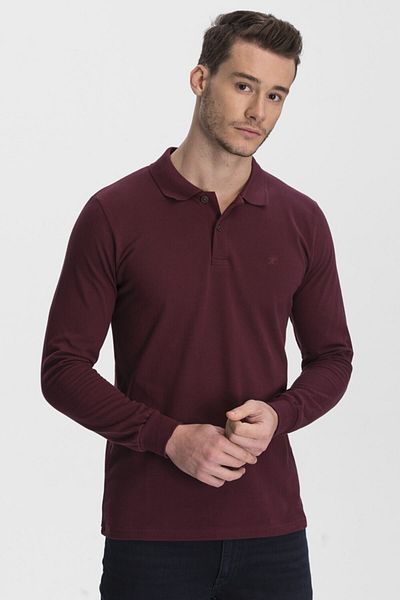 Hateko Burgundy Men Polo Collar T shirts Styles Prices Trendyol