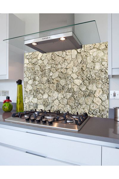 Kolhis Adhesive Foil Stone Series Stove Back Protector| 34-48x60-foil