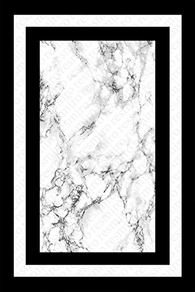 MODANOİVA Dekoratif Mermer Tasarımlı Dijital Baskılı Halı Mrc2103