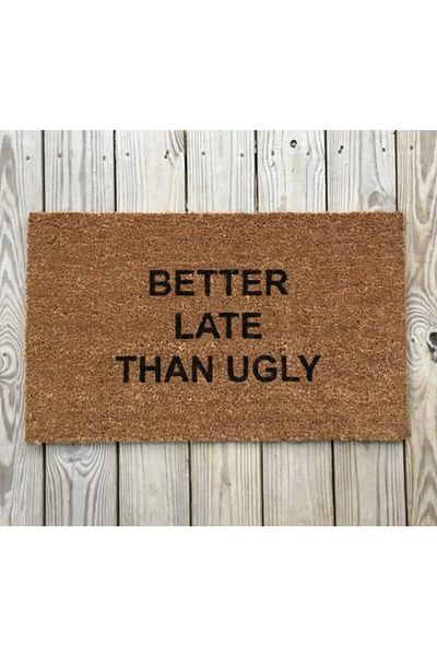 LAMONETA Better Late Than Ugly Door Mat