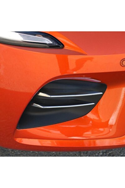 Genel Markalar Renault Clio 5 Uyumlu 2019 Ve Üzeri Krom Sis Far Çıtası 4 Parça Paslanmaz Çelik