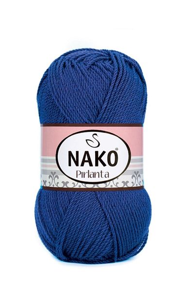 NAKO ( 5 Pieces ) Diamond 5329 Royal Blue Hand Knitted Threads Booties Vest Cardigan Thread Sweater Thread