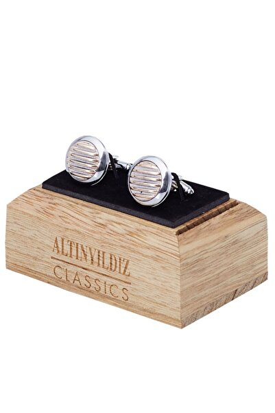 ALTINYILDIZ CLASSICS Erkek Gri Kol Düğmesi