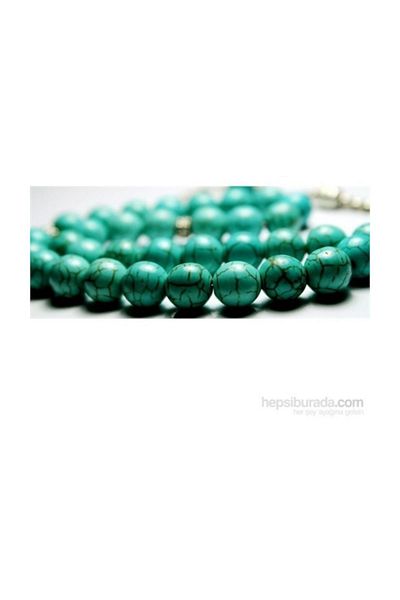 RD EKOAVM 10 Mm Globe Cut Turquoise Stone Rosary