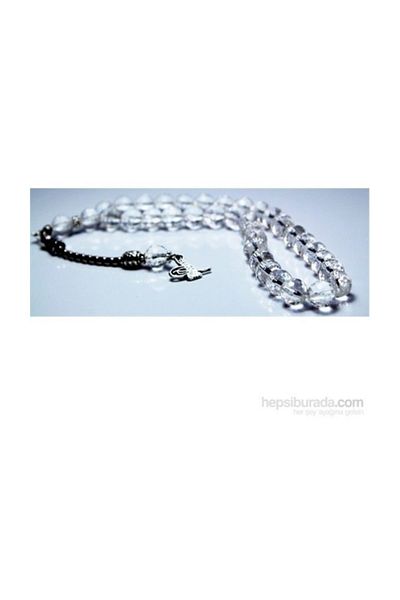 RD EKOAVM 8 Mm Facet Cut Crystal Quartz Stone Rosary