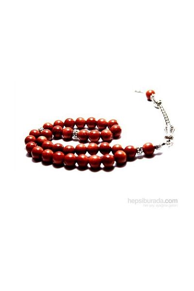RD EKOAVM 10 Mm Globe Cut Brown Star Stone Rosary
