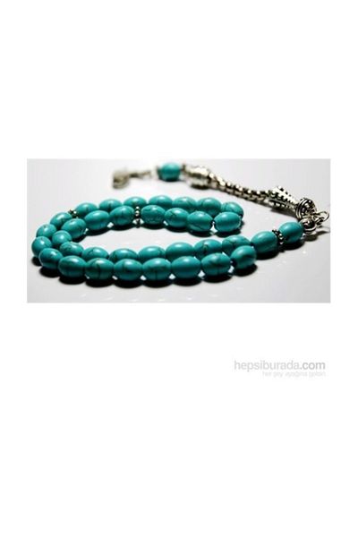 RD EKOAVM 6x9 Mm Barley Cut Turquoise Stone Rosary