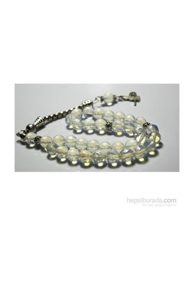 RD EKOAVM 8 Mm Facet Cut Opal Stone Rosary