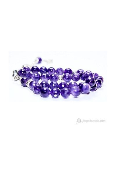 RD EKOAVM 6 Mm Facet Cut Amethyst Stone Rosary