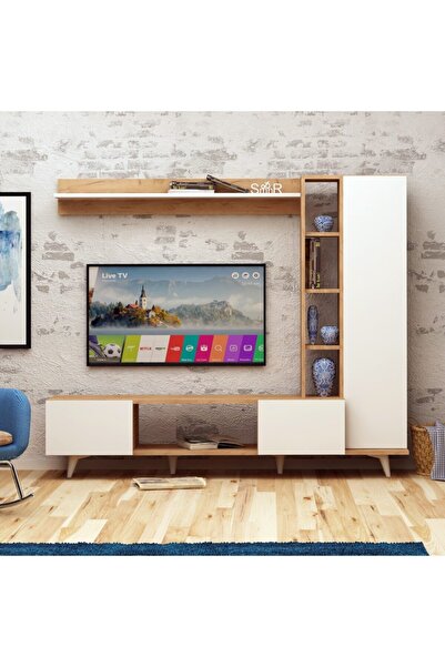 Mymob Meşe Renk  Rambuyt Tv Ünitesi