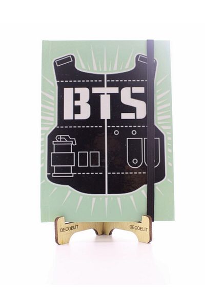 Deco Elit غطاء صلب منقط مرن للكمبيوتر الدفتري BTS