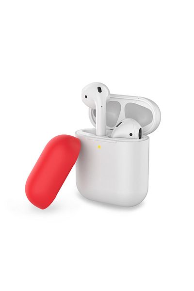 Mcstorey AirPods Case 1-2 Generation Headphone Case Matte Silicone Case Replacement Cover Compatible with Pt-38 with Gift
