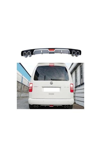 machaotoaksesuar Vw Caddy Difüzör Arka Tampon Eki 4 Egzoz Çıkışlı