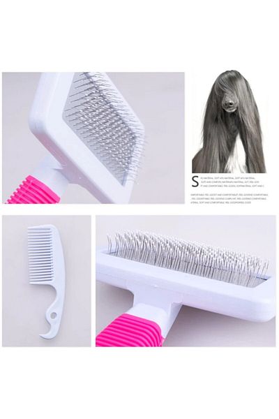 GoodSell Pet Scratching and Feather Combing Brush with Comb