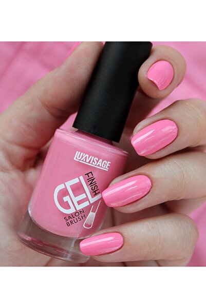 LUXVISAGE COSMETICS Gel Finish Çok Hızlı Kuruyan Normal Oje 04 Bright Pink