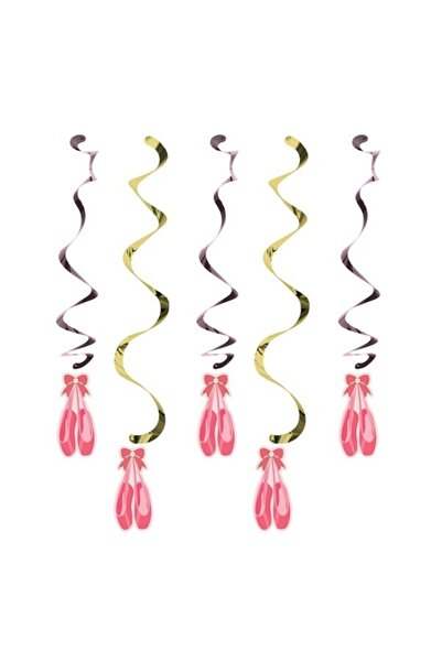 Parti Dünyası Pırıltılı Balerin Süs Dalgası 5 Adet