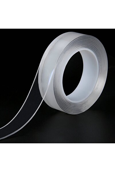 GoodSell Çok Fonksiyonlu Şeffaf Çift Taraflı Bant Yıkanabilir 3 Metre