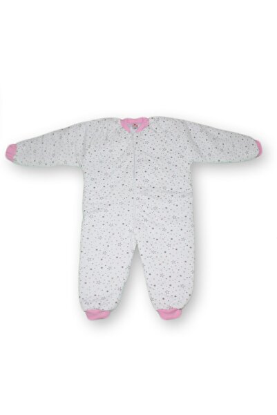 ÖZLEM BEBE 07 Özlem Yıldız Baskılı Kız Uyku Tulumu 7-9 Yaş