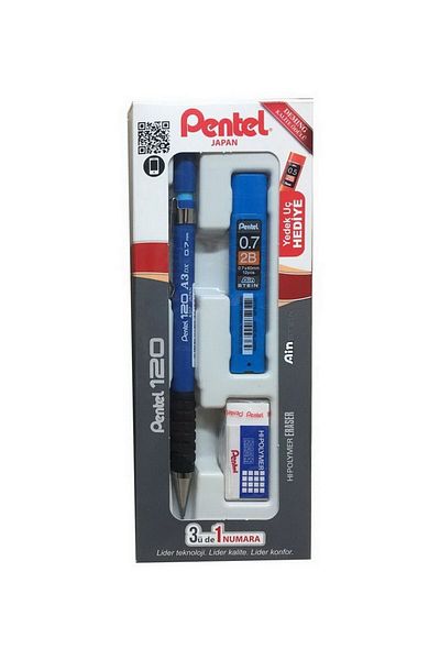 Pentel Σετ τριπλών στυλό 120a3 Dx 0,7 mm