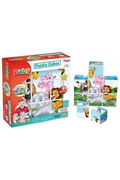 DEDE 02034 Illustrated Cubes 9 Pieces