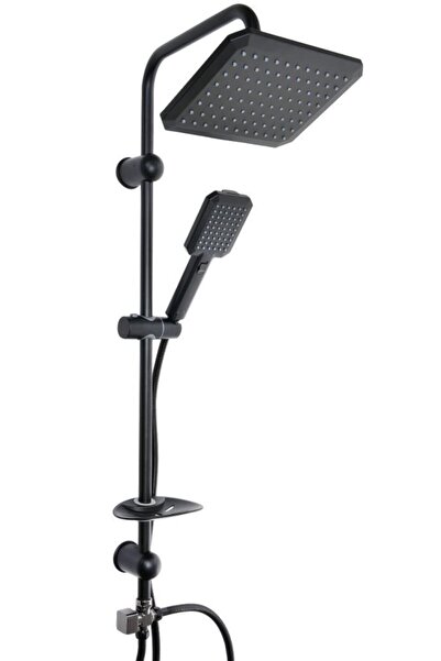 Vilas 2021 Queen Siyah Gri Fonksiyonlu Duş Seti