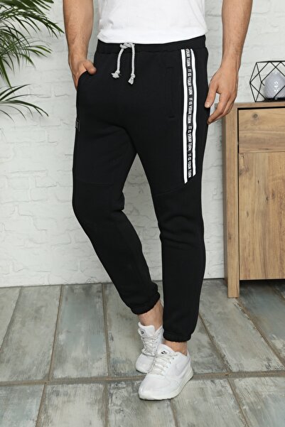 BİRŞEN Erkek Siyah Eşofman Altı