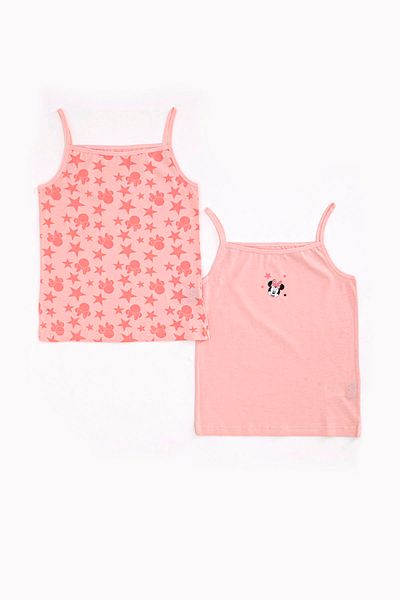 Minnie Mouse طقم رياضي بناتي مرخص بحزام رفيع مكون من قطعتين
