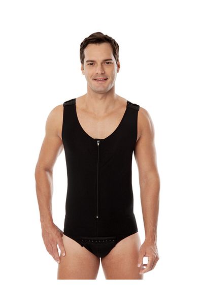 Variteks Men's Liposuction Body Zippered Panty Type Corset ( Beige ) 241