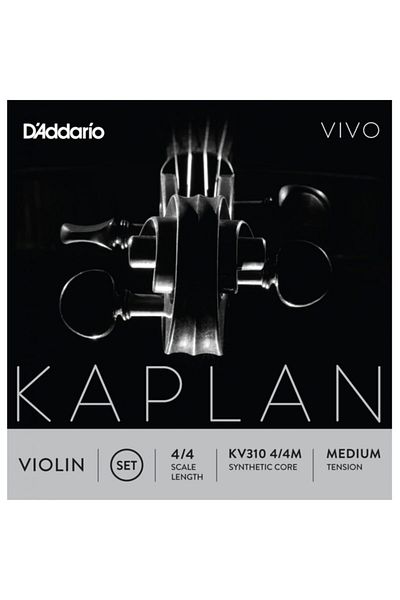 Daddario مجموعة D'Addario Tiger Vivo Kv310 - 4/4h Violoncello، سلسلة كمان عالية المفردات