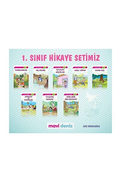 Mavi Deniz Yayınları 1. Sınıf Hikaye Seti 8 Kitap (Tekerlemeler)
