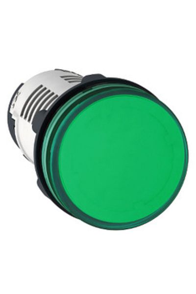 Schneider Electric Green Integrated Led Round Pilot Light - 24V Screw Clamp Terminal Xb7Ev03Bp