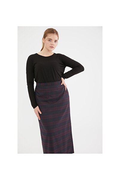 SORALLİNE Fusta gri de damă