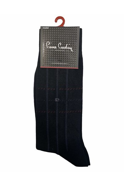 Pierre Cardin Мъжки черни чифт чорапи от модален памук, 6 броя