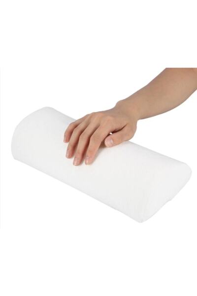 Sanada Beyaz Protez Tırnak Kalıcı Oje El Koyma Yastığı