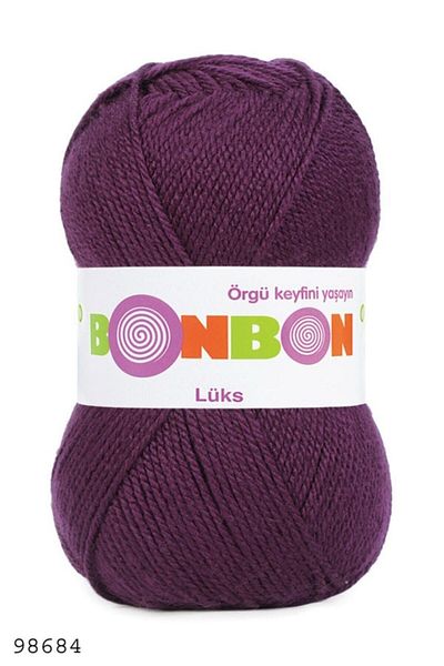 BONBON 5 Τεμάχια Μωβ Πολυτελή Μποτάκια Σχοινί 98684