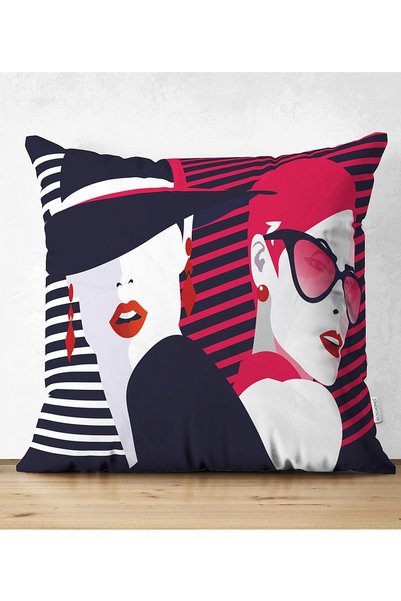 Realhomes Dvostrana modna ženska popart moderna dizajnirana jastučnica od ant...