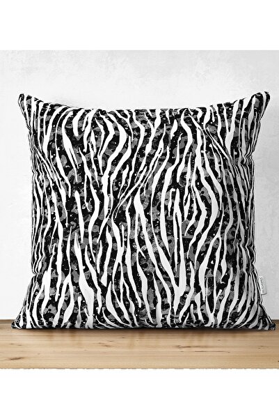 Realhomes غطاء وسادة من جلد الغزال المزخرف بتصميم خاص على الوجهين بنمط الحمار...