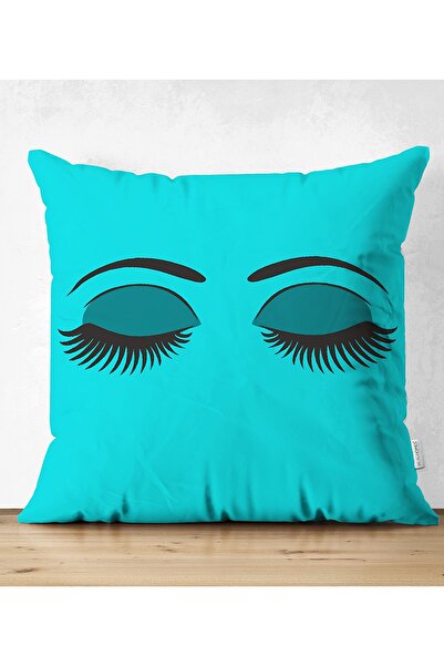 Realhomes Dekorativna dvostrana navlaka za jastuk od antilopa sa motivom trep...