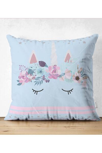 Realhomes Plava dvostrana jastučnica od suede za baby shower - Specijalni diz...