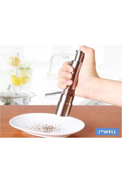 İndiriminVar Pepper Salt Spice Mill Stainless Steel Pressed