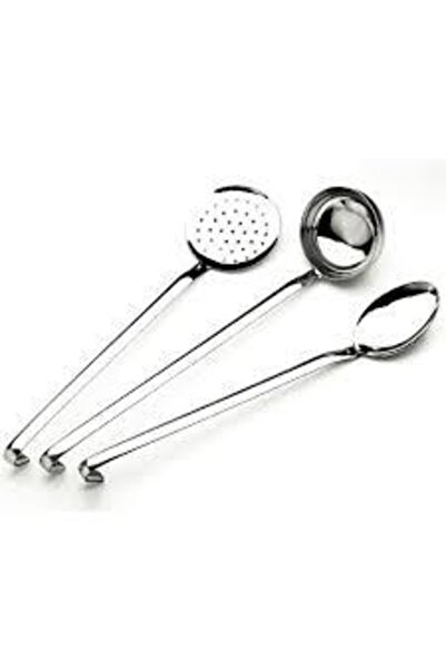 MATARMUTFAK طقم مغرفة ومصفاة وملعقة ستانلس ستيل