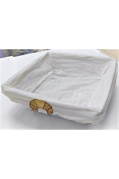 MATARMUTFAK Bread Basket Wicker Knitted Mat with Cloth Kitchen