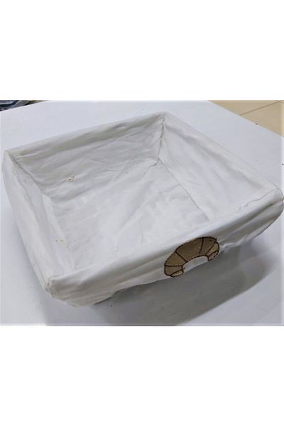 MATARMUTFAK Bread Basket Wicker Knitted Mat with Cloth Kitchen