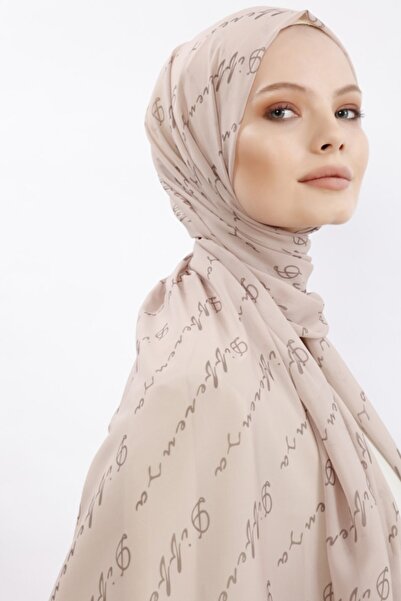 Differenza Σάλι με λογότυπο μπεζ