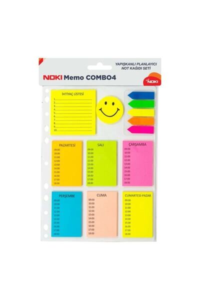 Noki العلامة التجارية: Nokı Memo Combo4 الفئة: أوراق الملاحظات والمذكرات