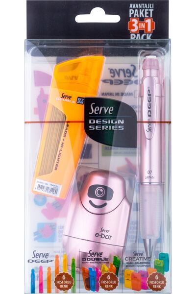 Serve Deep Seti - Metalik Roze