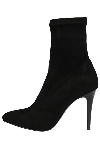 OZ DOROTHY Kadın Siyah Streç Süet Çorap Bot