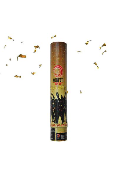 Acar Süs Gold Colored 30 cm Confetti - Ar4219A
