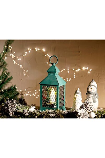 Cold Easy مصباح ديكور للعام الجديد بمظهر خشبي، عيد الميلاد