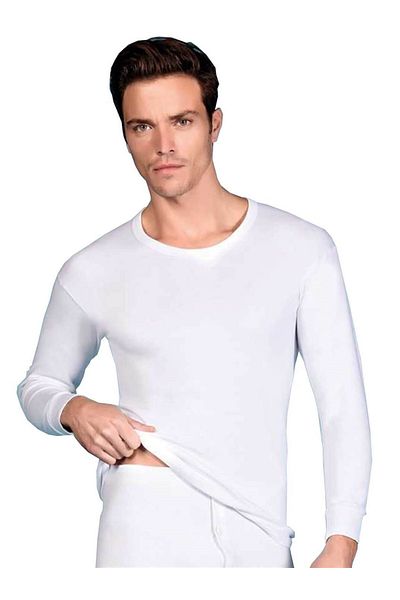 SİWELLİ İÇ GİYİM Men's White 100% Cotton Interlock Underwear